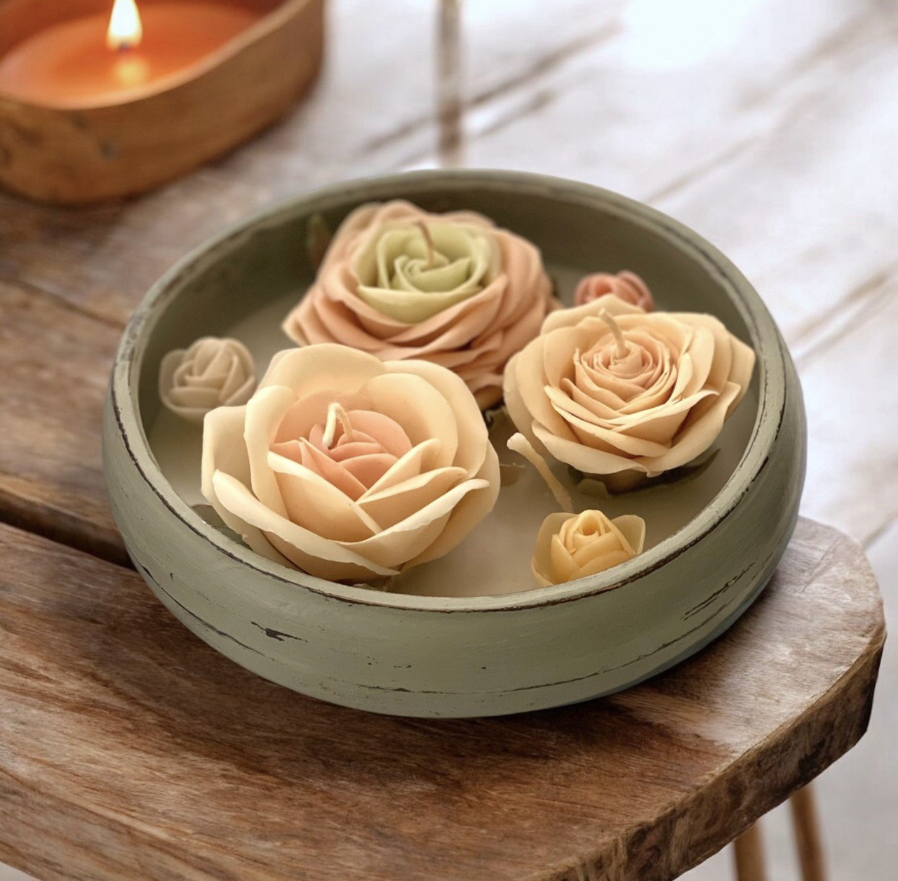 مجموعه شمعهای رز